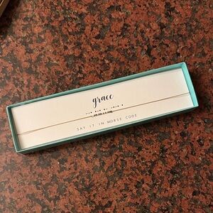 NWOT- Grace Morse Code Bracelet- never worn